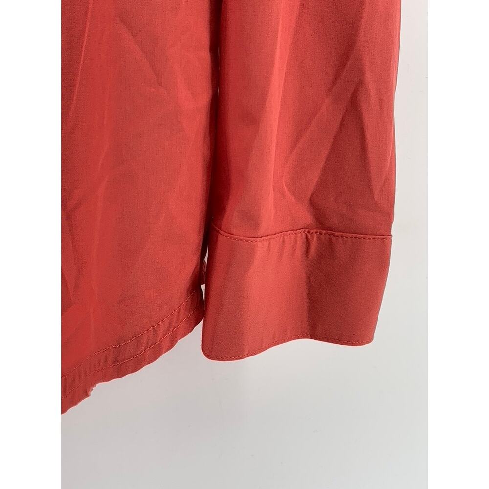 EDDIE BAUER Women's Red Classic-Fit Button-Up Long Sleeve Top SZ S - Picture 9 of 10